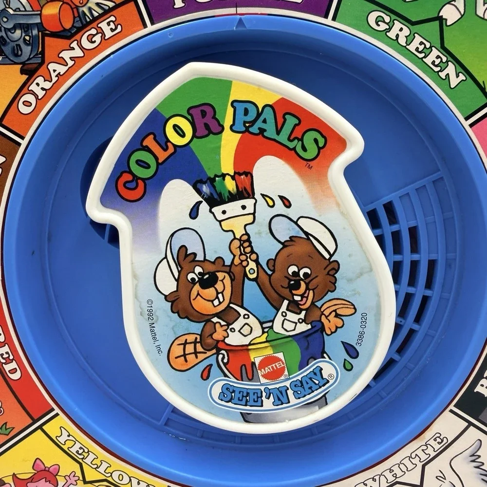 Vintage 1992 Mattel See 'N Say Color Pals Talking Educational Toy WORKS - Picture 3 of 5